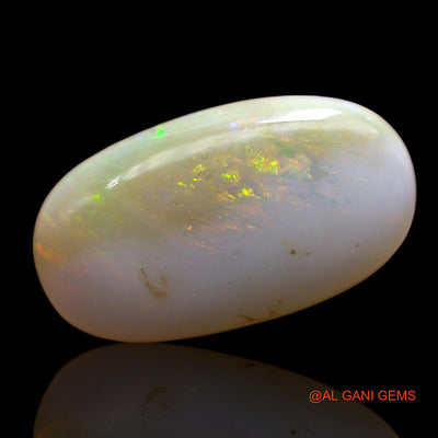 7.00 Cts Natural Australian Fire Opal Loose Gemstone Oval Cabochon 19x10x5 mm AE-403