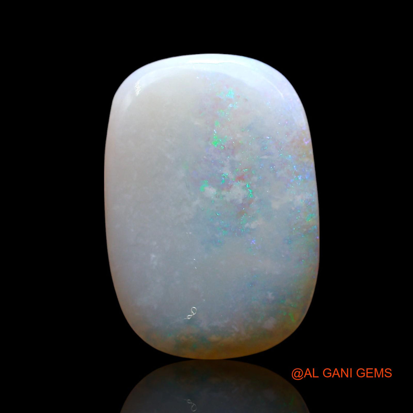 Natural Untreated Fire Opal Loose Gemstone Oval Cabochon From Australia 4.00 Cts 17x11x2 mm AE-404