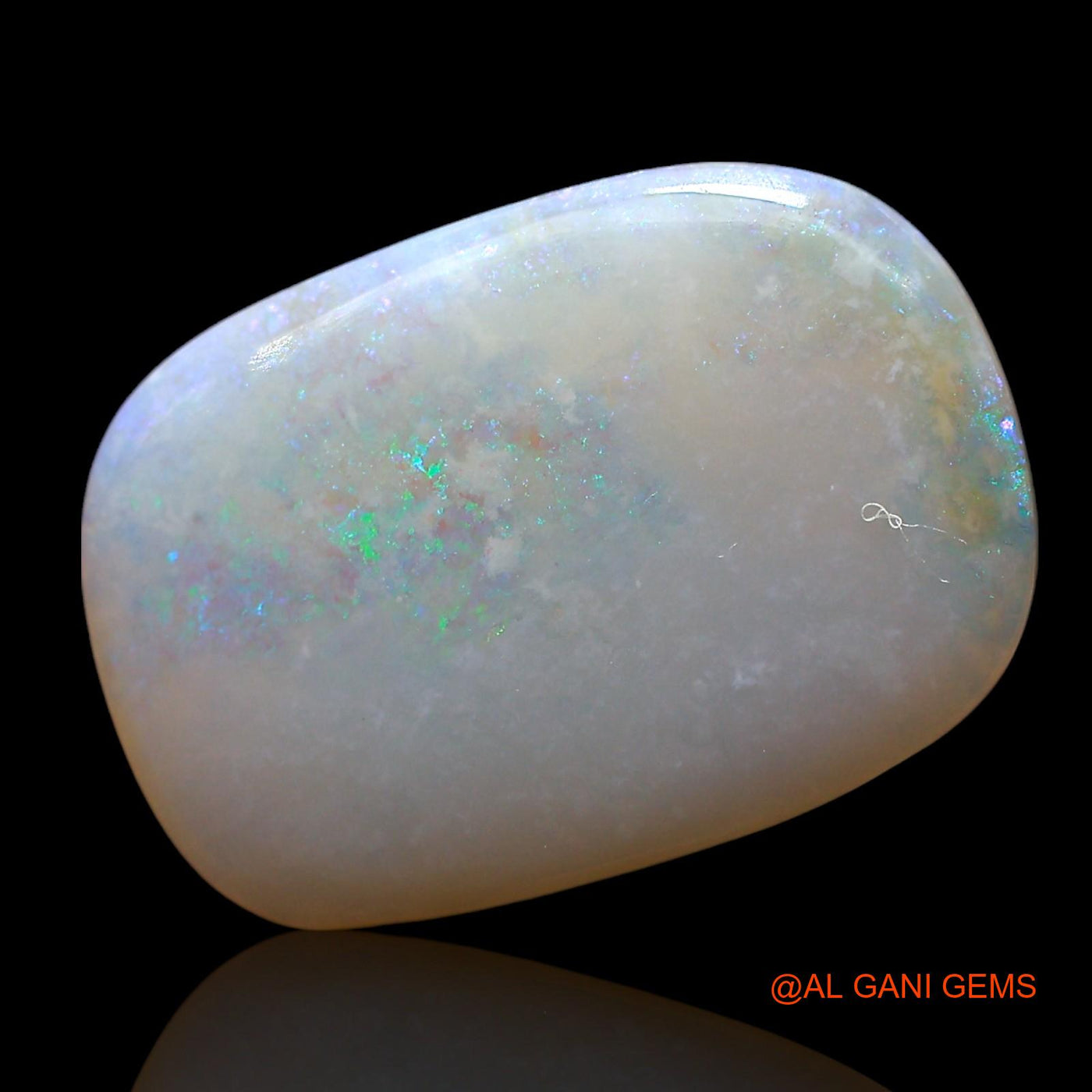 Natural Untreated Fire Opal Loose Gemstone Oval Cabochon From Australia 4.00 Cts 17x11x2 mm AE-404