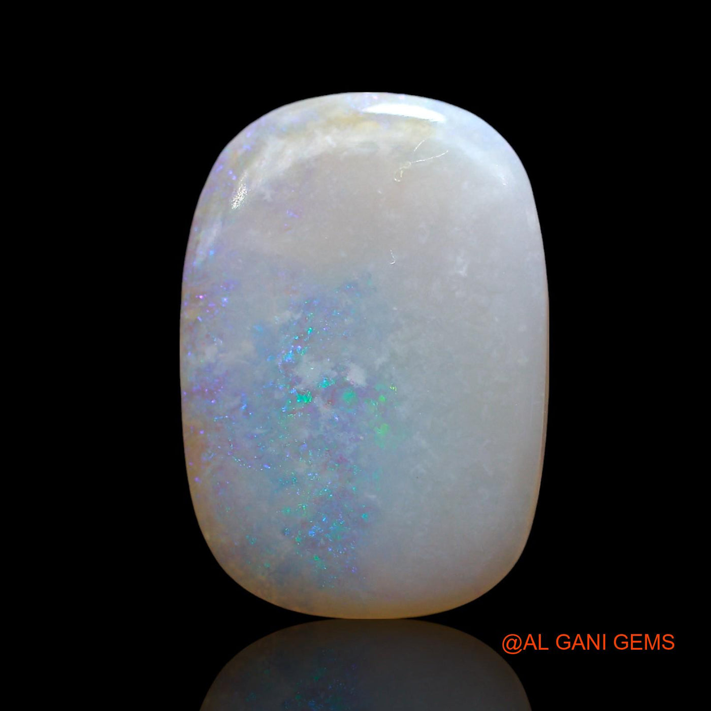 Natural Untreated Fire Opal Loose Gemstone Oval Cabochon From Australia 4.00 Cts 17x11x2 mm AE-404