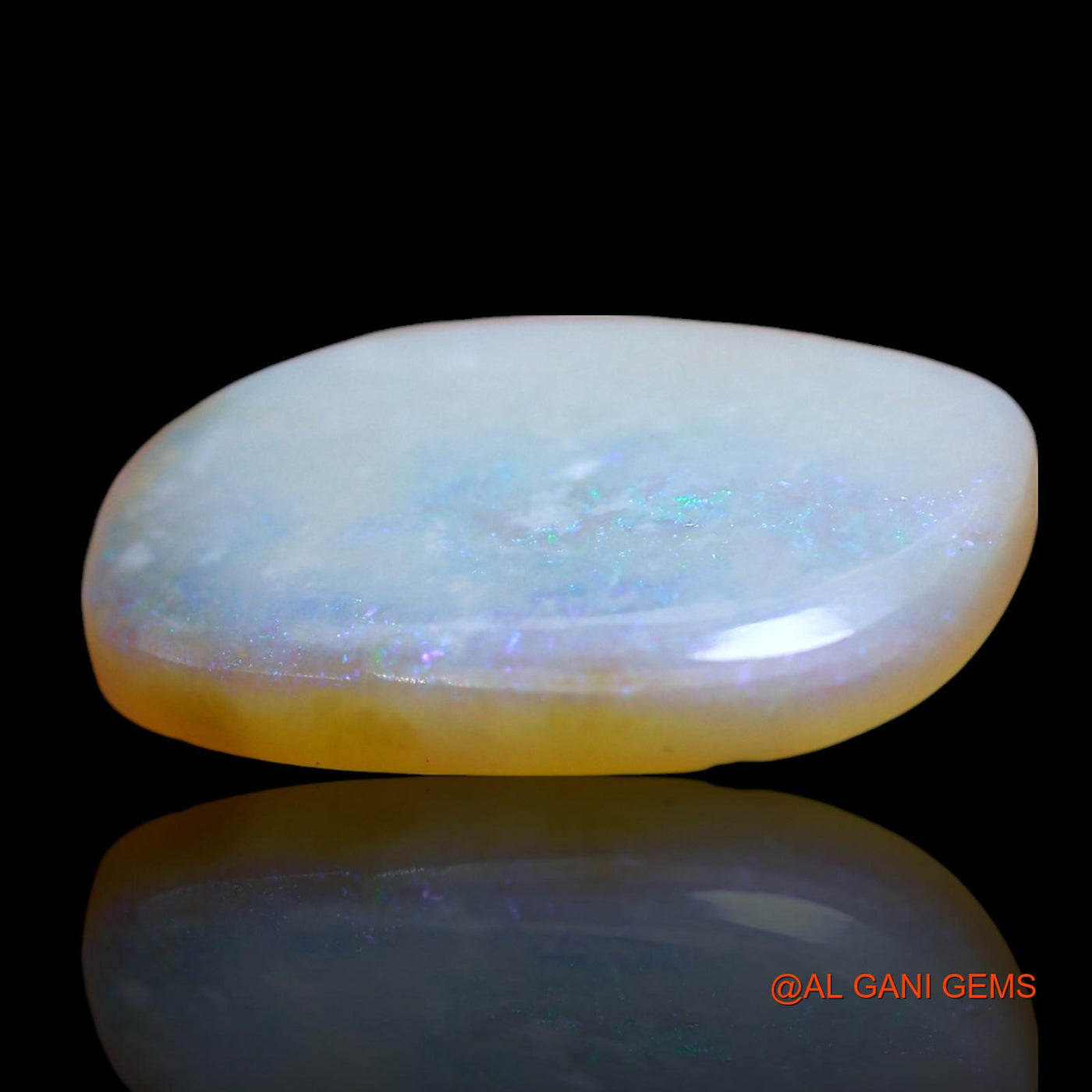 Natural Untreated Fire Opal Loose Gemstone Oval Cabochon From Australia 4.00 Cts 17x11x2 mm AE-404