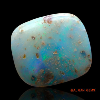 6.00 Cts Natural Australian Fire Opal Loose Gemstone Oval Cabochon 15x14x4 mm AE-405