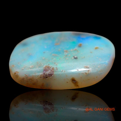 6.00 Cts Natural Australian Fire Opal Loose Gemstone Oval Cabochon 15x14x4 mm AE-405