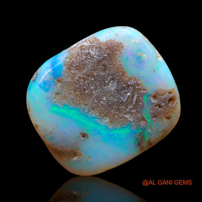 6.00 Cts Natural Australian Fire Opal Loose Gemstone Oval Cabochon 15x14x4 mm AE-405