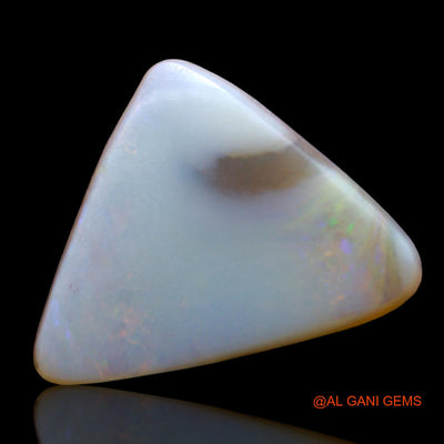 3.00 Cts Natural Australian Fire Opal Loose Gemstone Trillion Cabochon 17x13x2 mm AE-407