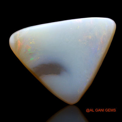 3.00 Cts Natural Australian Fire Opal Loose Gemstone Trillion Cabochon 17x13x2 mm AE-407