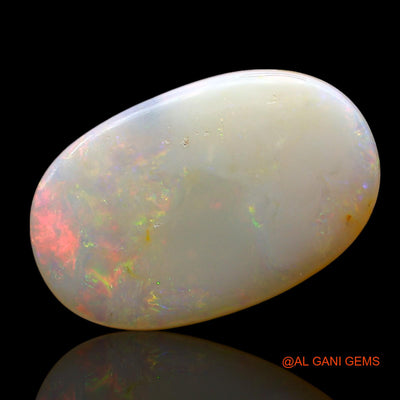 Natural Untreated Fire Opal Loose Gemstone Oval Cabochon From Australia 3.00 Cts 17x11x2 mm AE-409