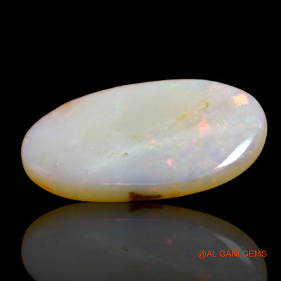 Natural Untreated Fire Opal Loose Gemstone Oval Cabochon From Australia 3.00 Cts 17x11x2 mm AE-409