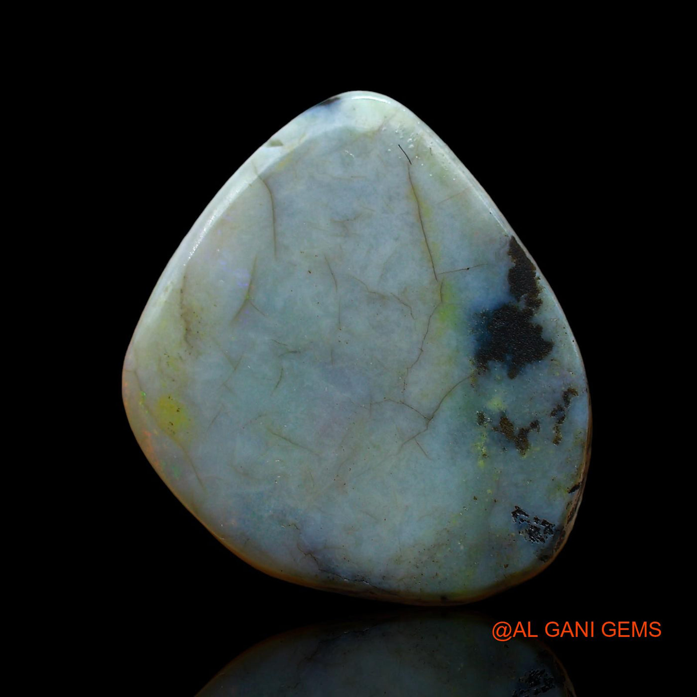 10.00 Cts Unheated Australian Fire Opal Loose Gemstone Fancy Cabochon Natural 17x16x5 mm AE-40