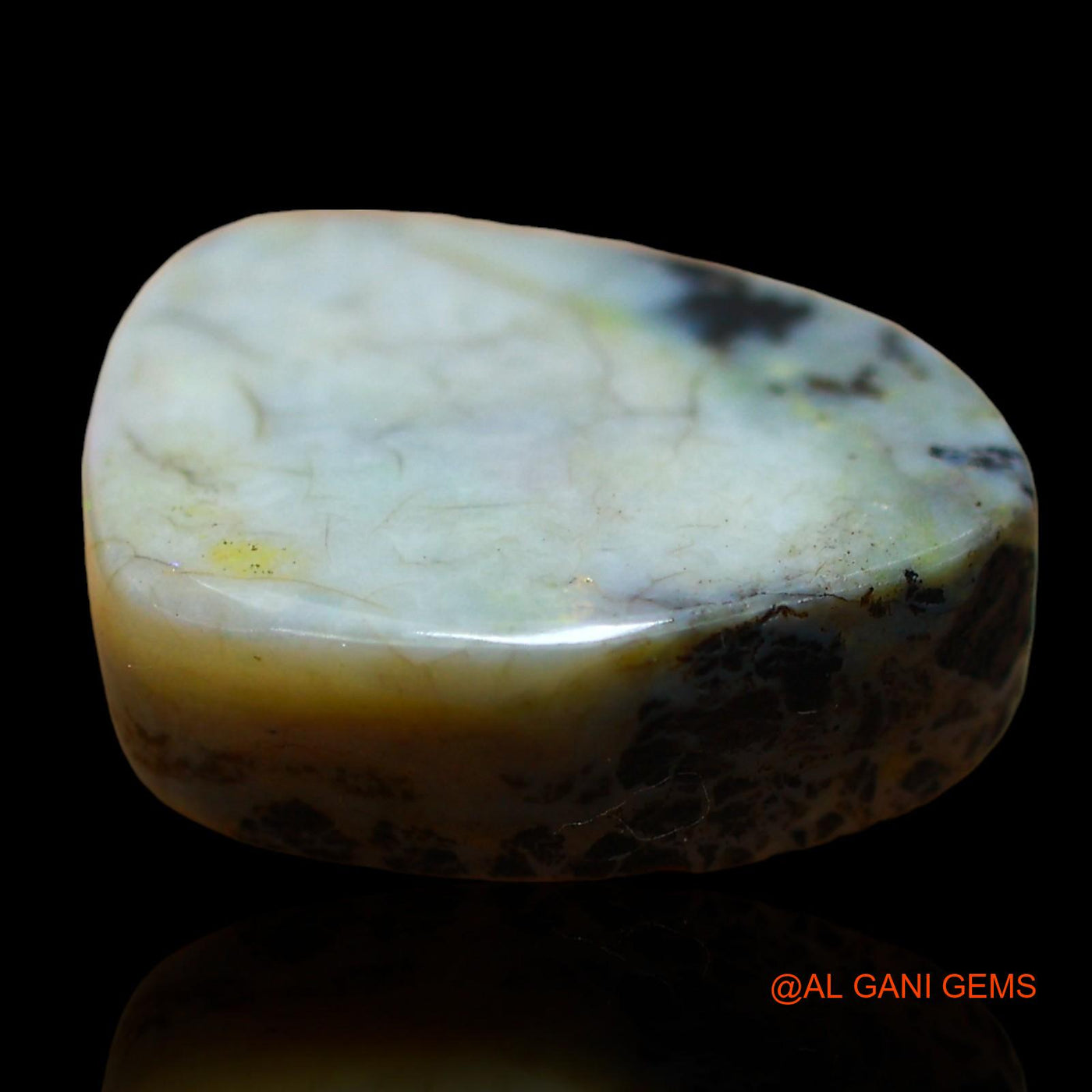 10.00 Cts Unheated Australian Fire Opal Loose Gemstone Fancy Cabochon Natural 17x16x5 mm AE-40