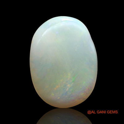 Natural Fire Opal Gemstone 4.00 Cts Loose Oval Cabochon From Australia 15x11x2 mm AE-410
