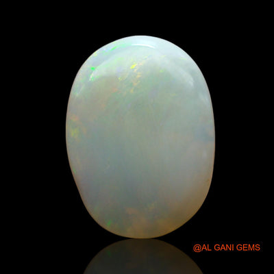 Natural Fire Opal Gemstone 4.00 Cts Loose Oval Cabochon From Australia 15x11x2 mm AE-410