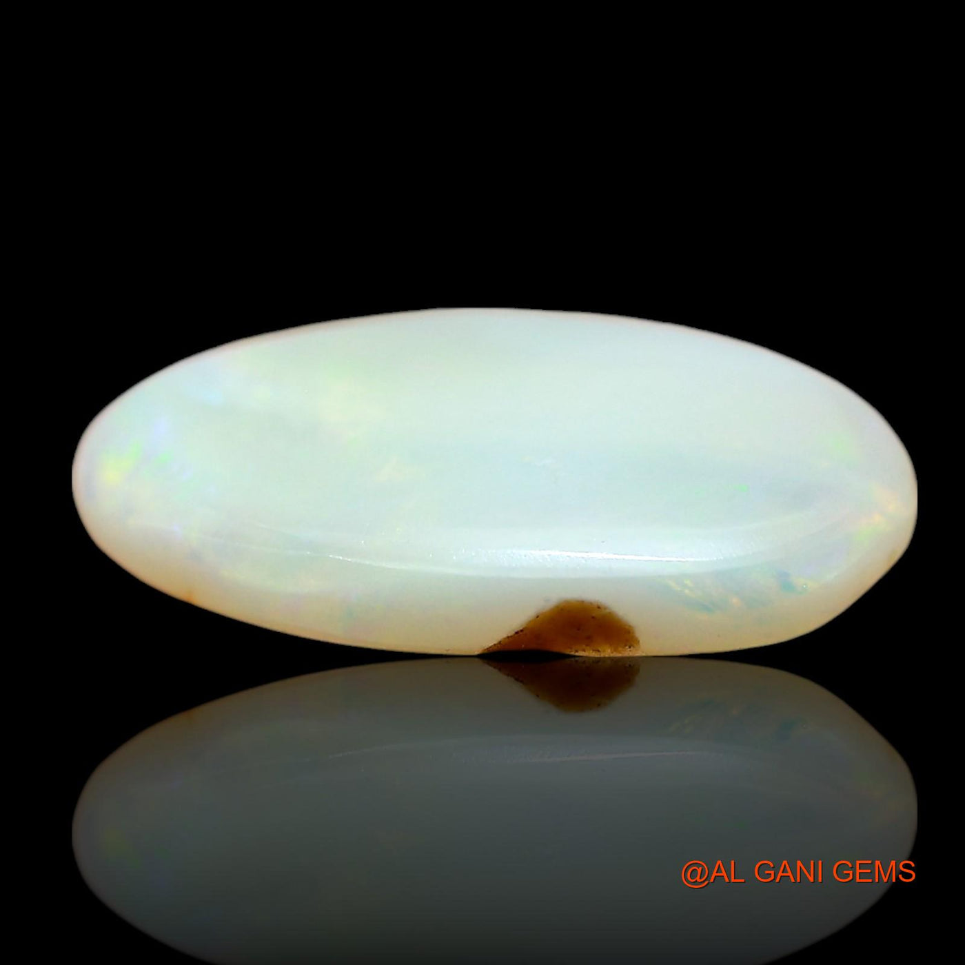 Natural Fire Opal Gemstone 4.00 Cts Loose Oval Cabochon From Australia 15x11x2 mm AE-410