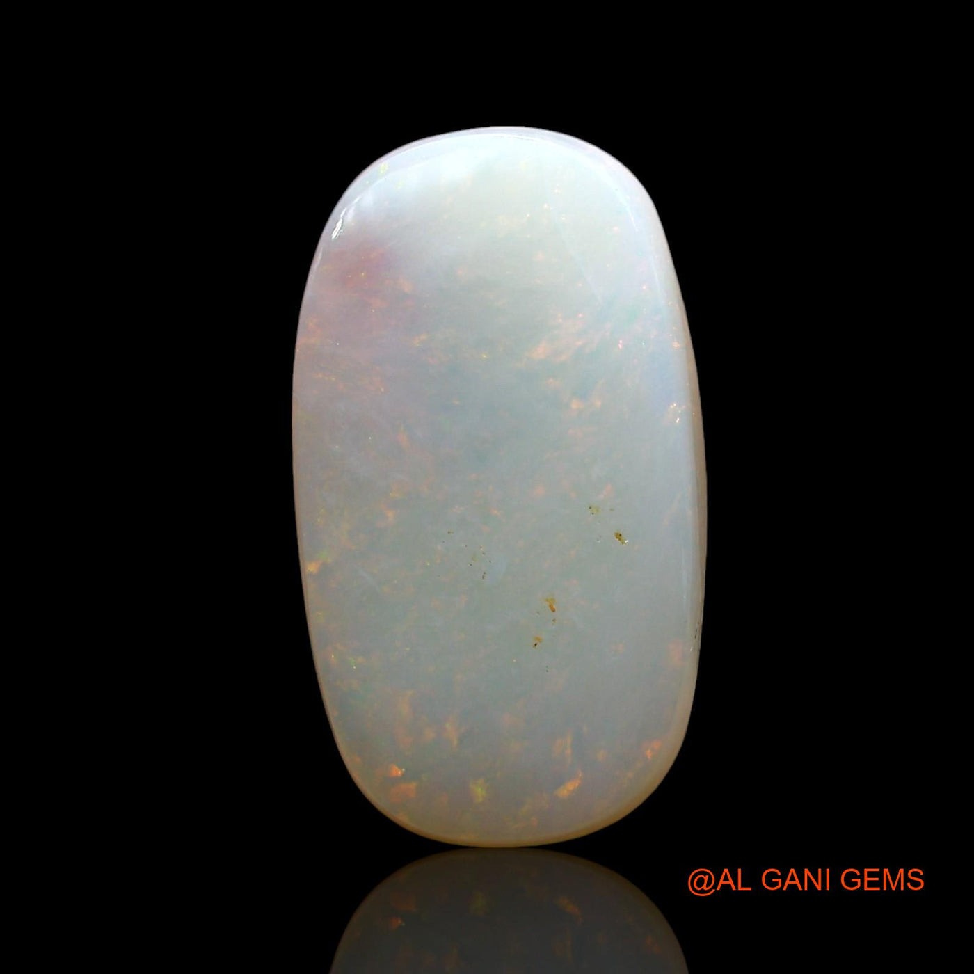4.00 Cts Natural Australian Fire Opal Oval Cabochon Loose Gemstone For Jewelry 17x9x3 mm AE-412
