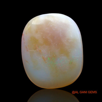 Natural Fire Opal Gemstone 5.00 Cts Loose Oval Cabochon From Australia 15x12x4 mm AE-413