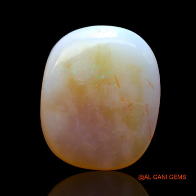 Natural Fire Opal Gemstone 5.00 Cts Loose Oval Cabochon From Australia 15x12x4 mm AE-413