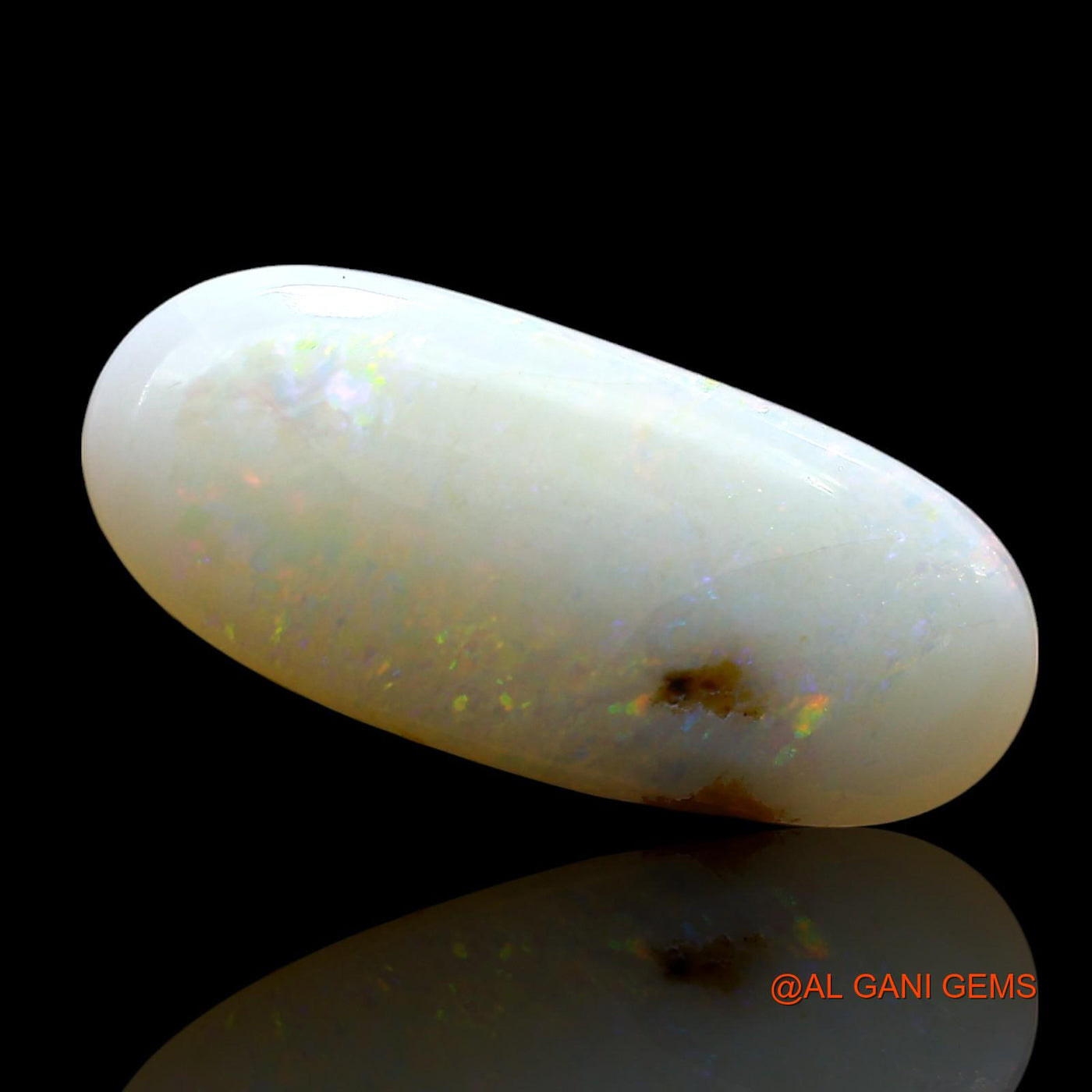 4.00 Cts Natural Australian Fire Opal Loose Gemstone Oval Cabochon 18x8x8 mm AE-414