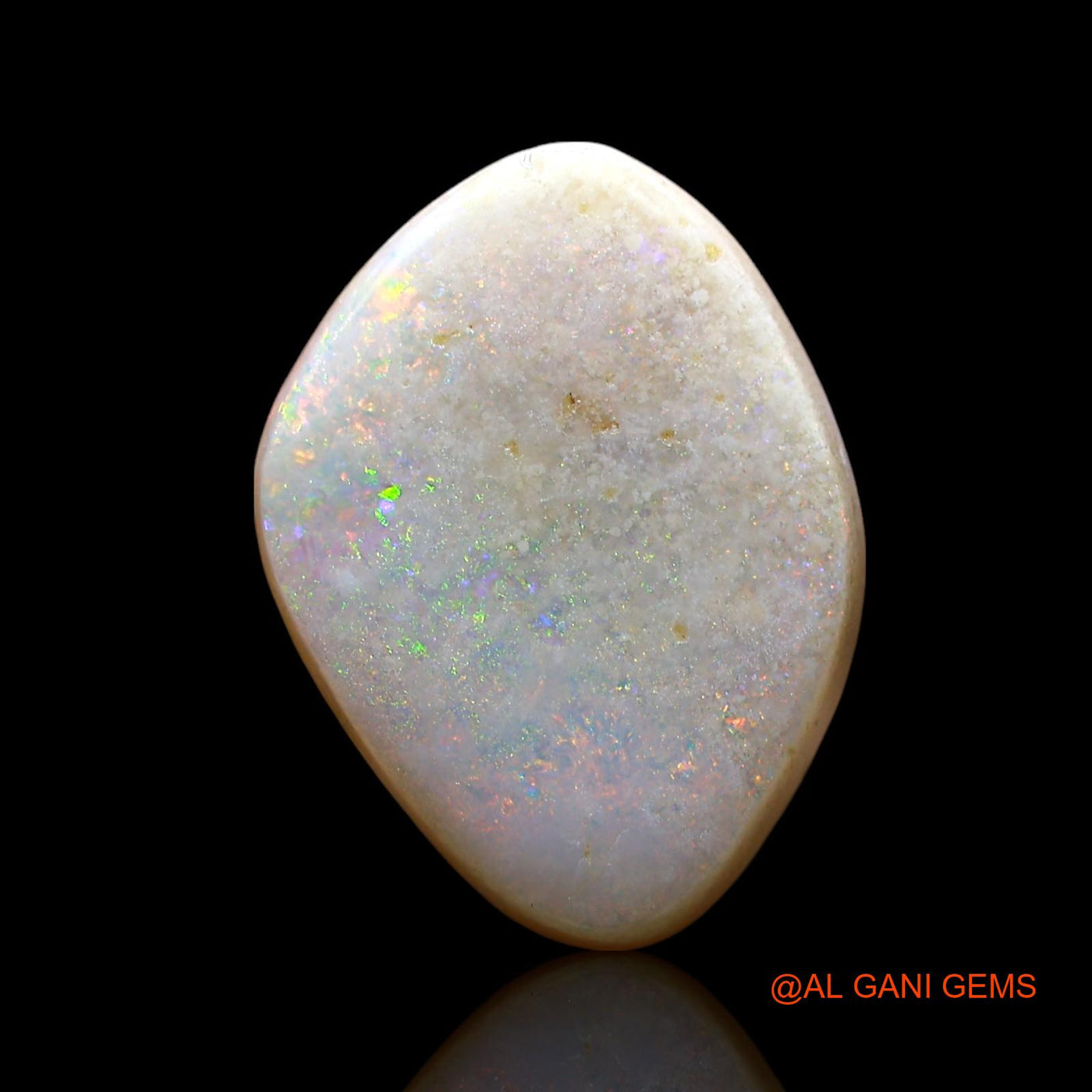 5.00 Cts Natural Australian Fire Opal Fancy Cabochon Loose Gemstone For Jewelry 16x12x4 mm AE-415