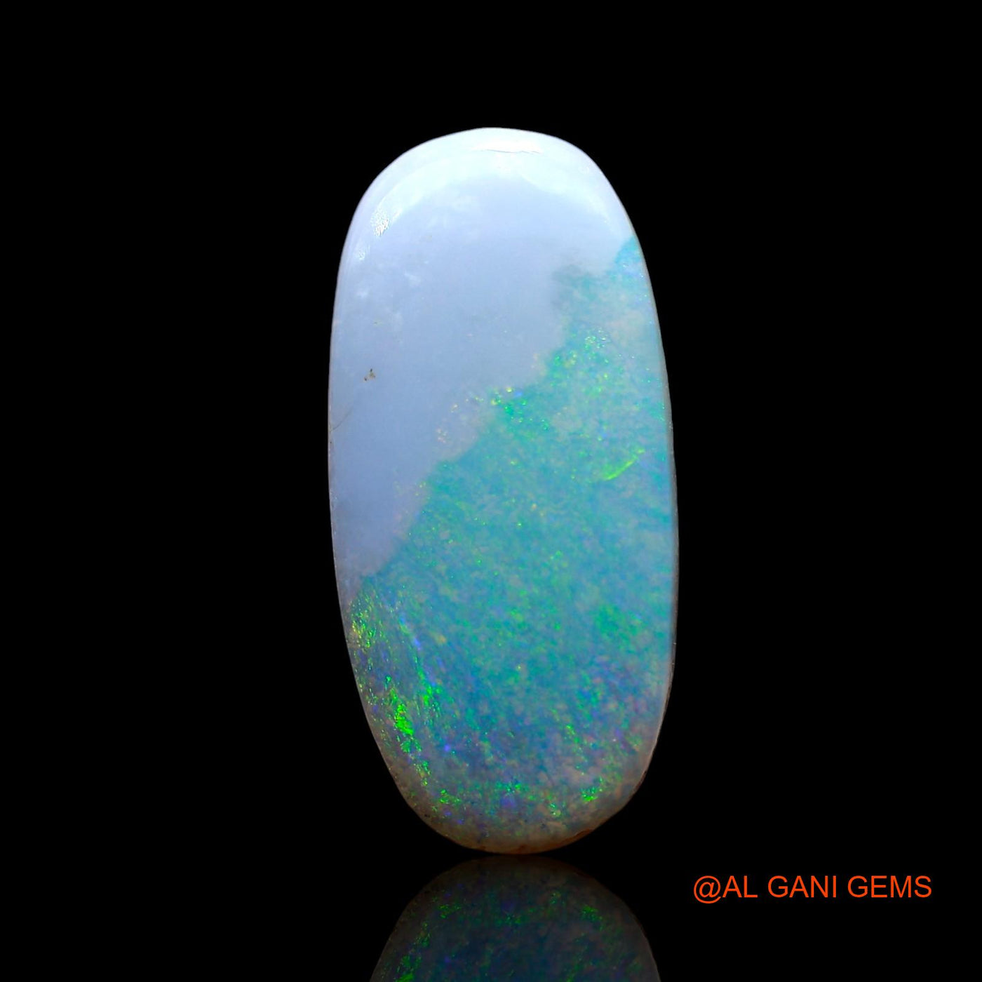 4.00 Cts Natural Australian Fire Opal Loose Gemstone Oval Cabochon 17x8x3 mm AE-416