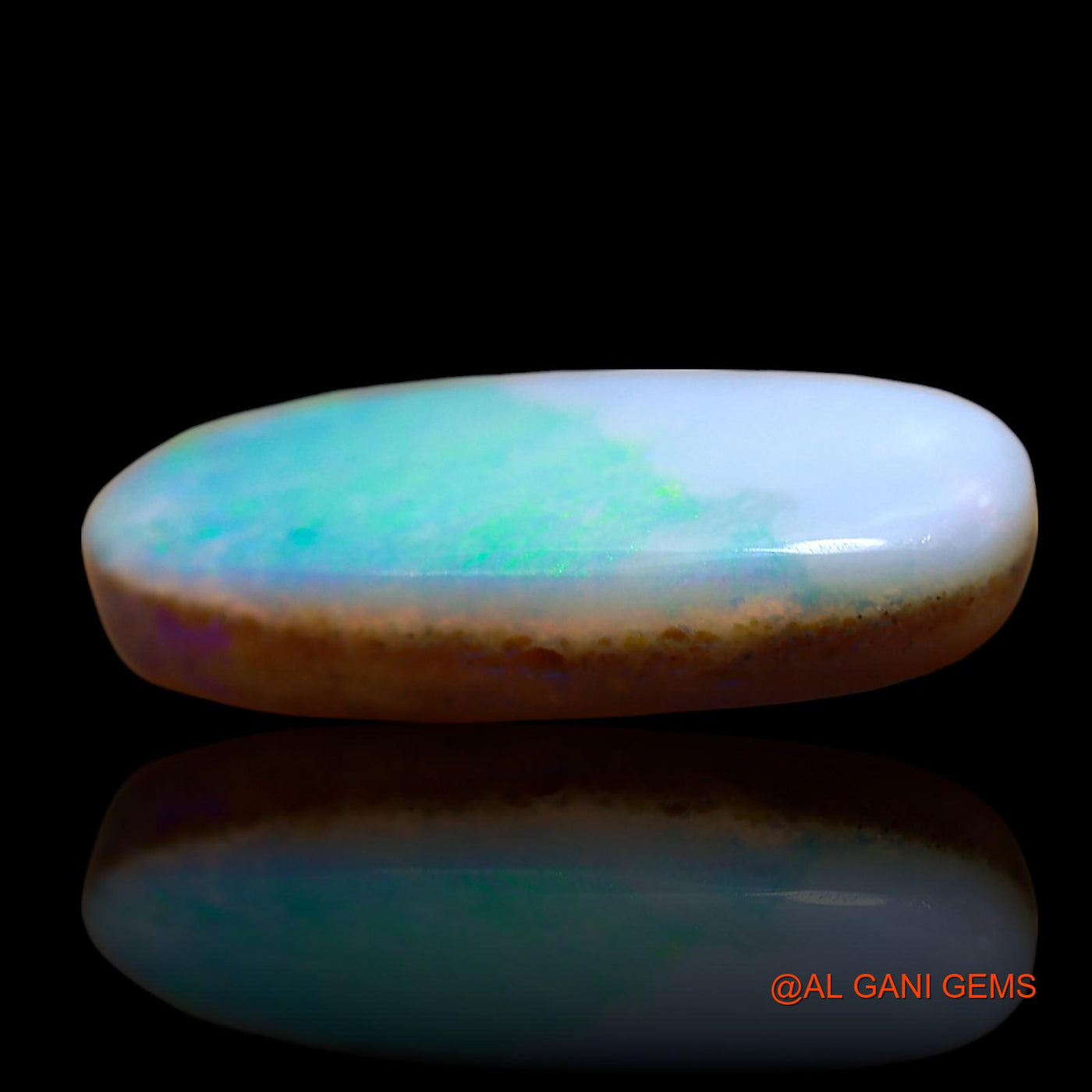 4.00 Cts Natural Australian Fire Opal Loose Gemstone Oval Cabochon 17x8x3 mm AE-416
