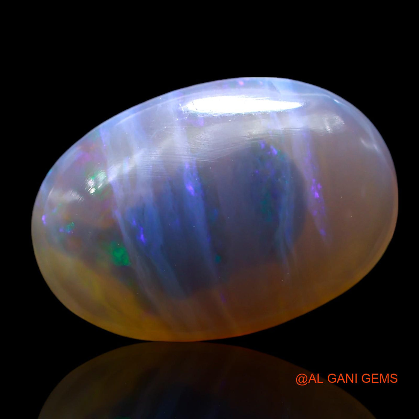 6.00 Cts Natural Australian Fire Opal Loose Gemstone Oval Cabochon 16x12x4 mm AE-419