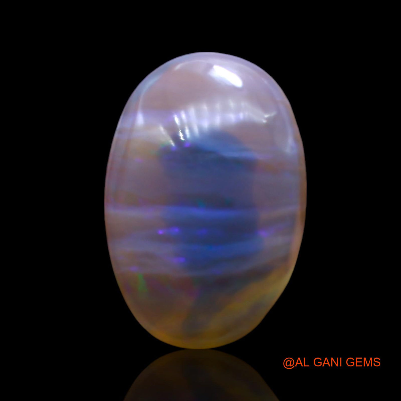 6.00 Cts Natural Australian Fire Opal Loose Gemstone Oval Cabochon 16x12x4 mm AE-419