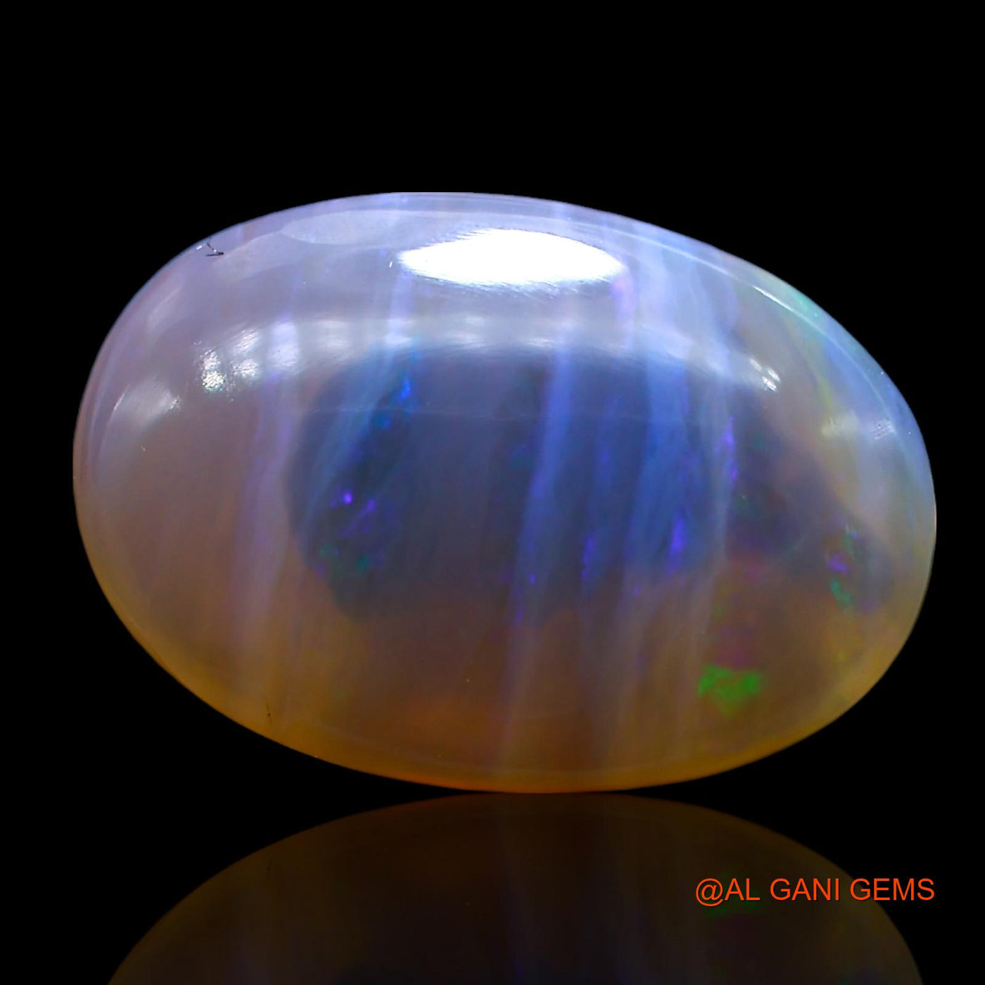 6.00 Cts Natural Australian Fire Opal Loose Gemstone Oval Cabochon 16x12x4 mm AE-419