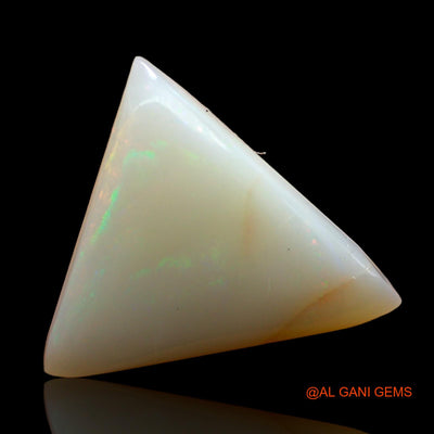 Natural Untreated Fire Opal Loose Gemstone Trillion Cabochon From Australia 6.00 Cts 16x15x5 mm AE-41
