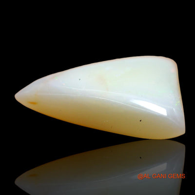 Natural Untreated Fire Opal Loose Gemstone Trillion Cabochon From Australia 6.00 Cts 16x15x5 mm AE-41