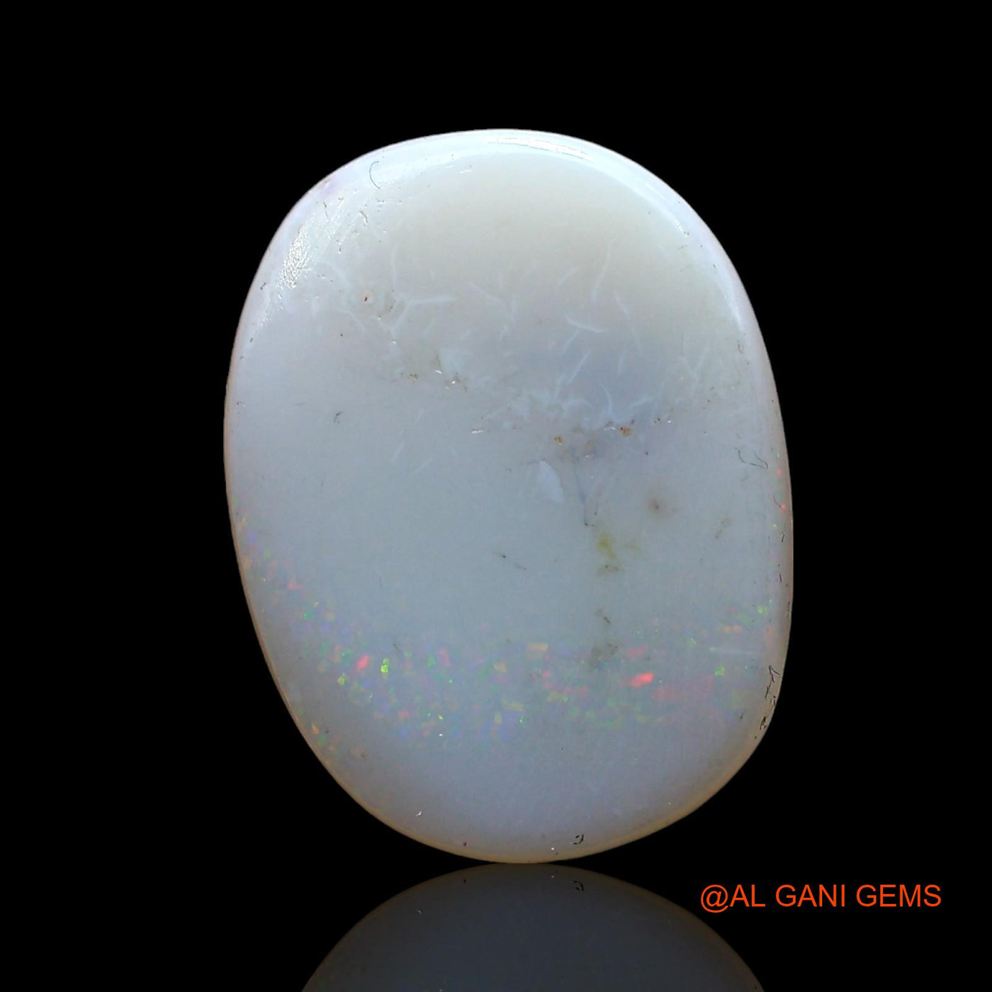 3.00 Cts Natural Australian Fire Opal Loose Gemstone Oval Cabochon 15x12x2 mm AE-421