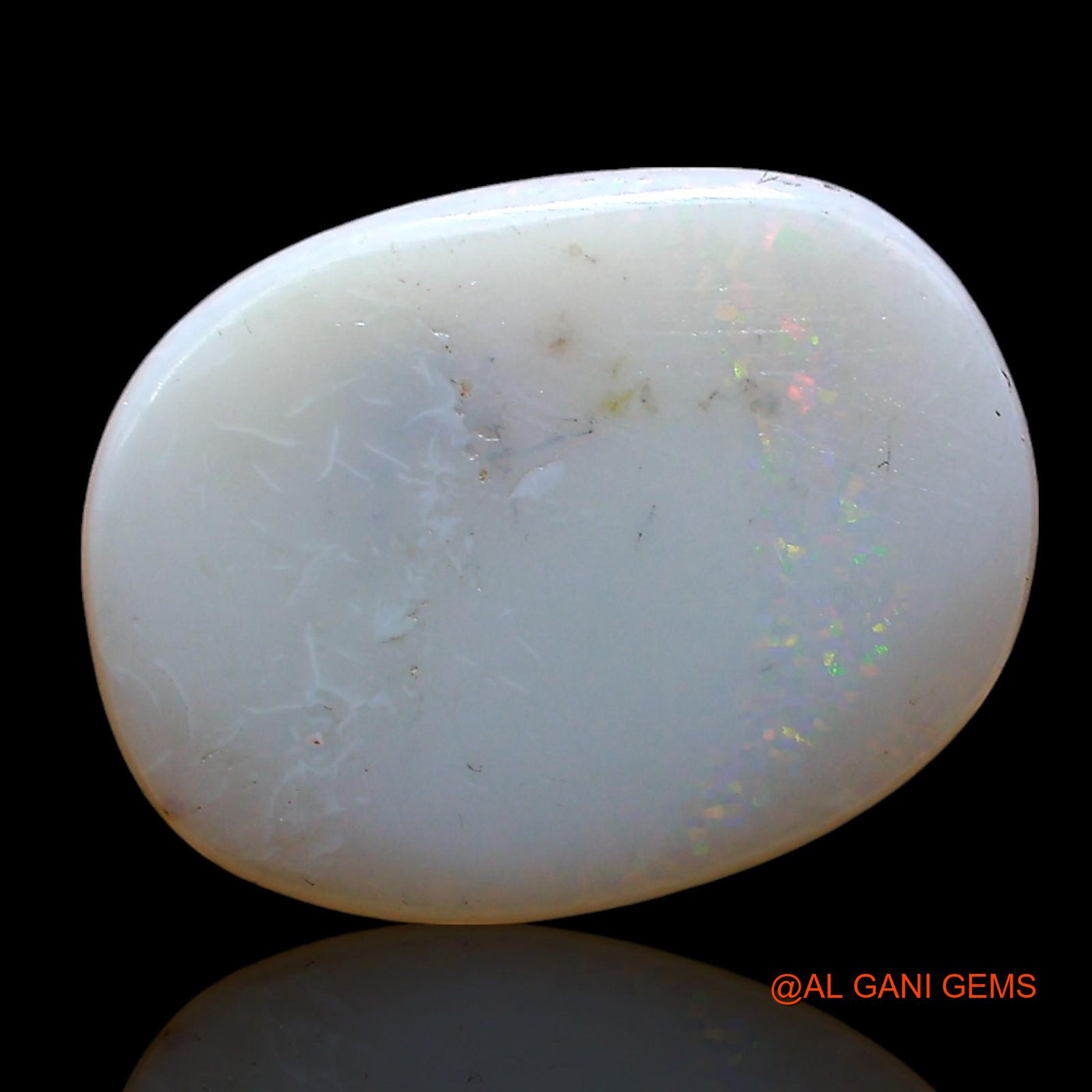 3.00 Cts Natural Australian Fire Opal Loose Gemstone Oval Cabochon 15x12x2 mm AE-421