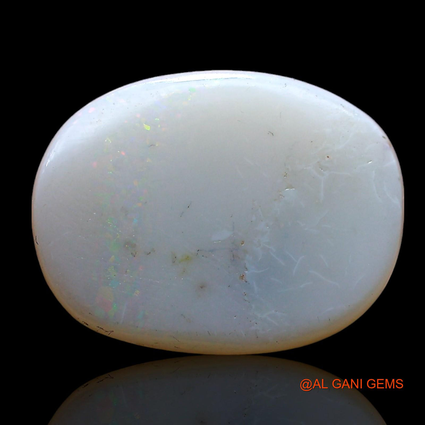 3.00 Cts Natural Australian Fire Opal Loose Gemstone Oval Cabochon 15x12x2 mm AE-421