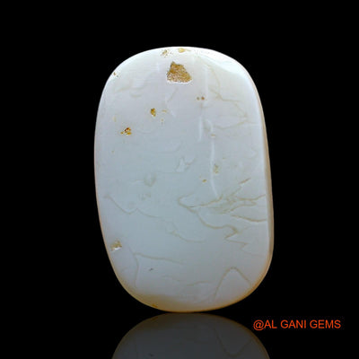 Natural Untreated Fire Opal Loose Gemstone Oval Cabochon From Australia 3.00 Cts 15x10x3 mm AE-428