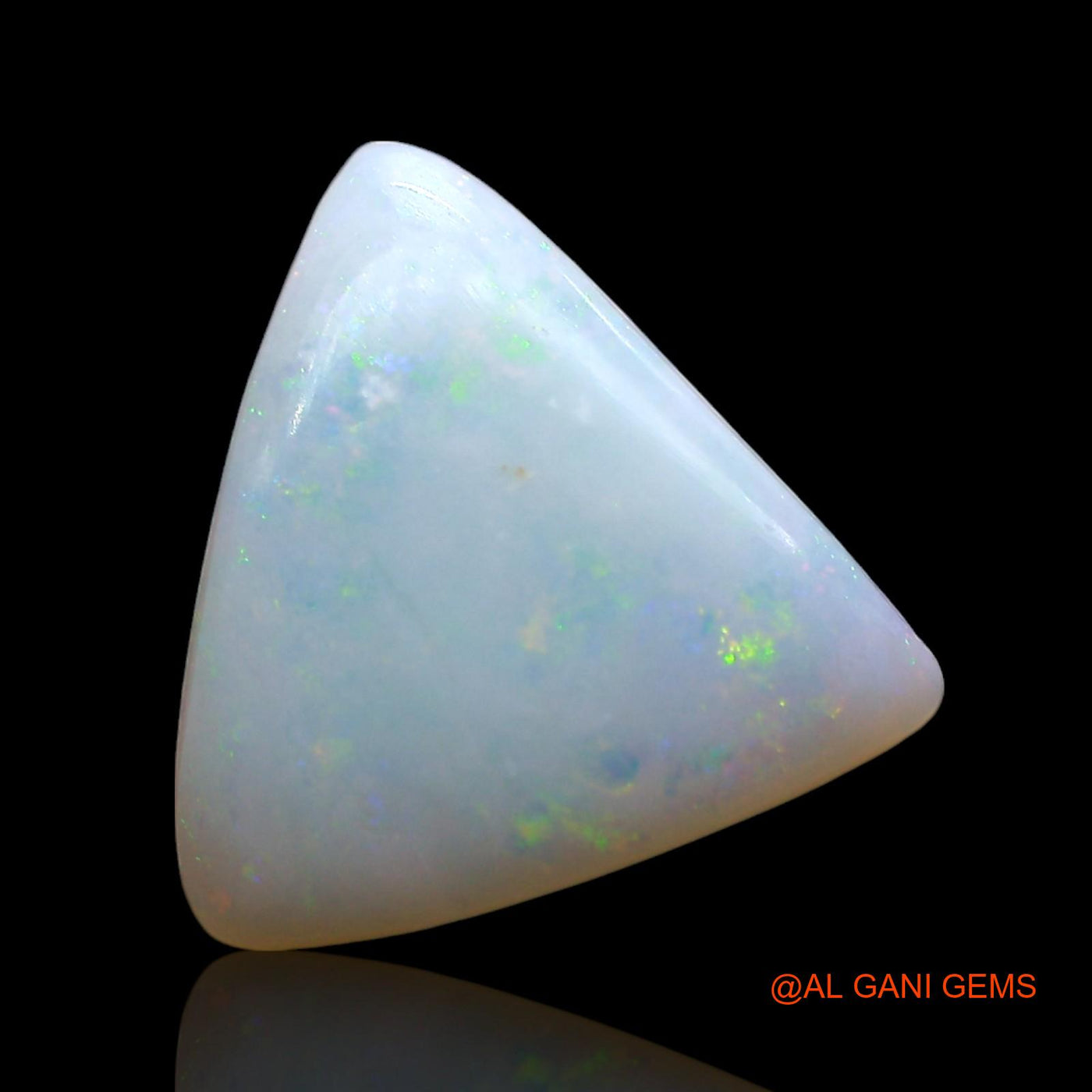 3.00 Cts Unheated Australian Fire Opal Loose Gemstone Trillion Cabochon Natural 13x13x3 mm AE-429