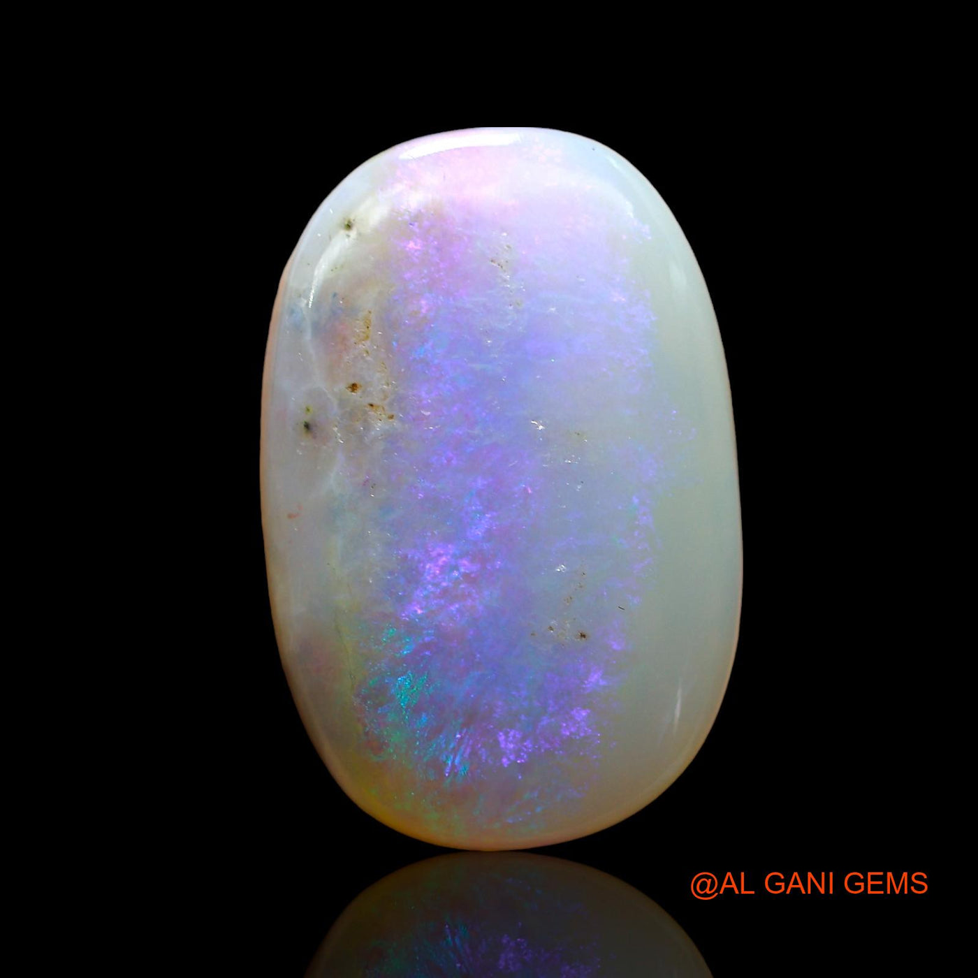 10.00 Cts Natural Australian Fire Opal Loose Gemstone Oval Cabochon 19x12x5 mm AE-42