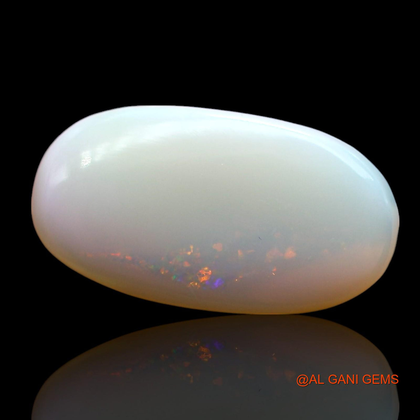 3.00 Cts Natural Australian Fire Opal Loose Gemstone Oval Cabochon 17x9x3 mm AE-430