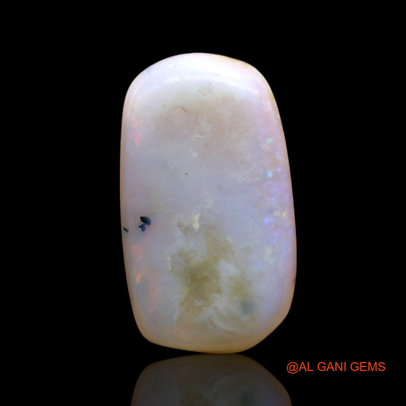 5.00 Cts Natural Australian Fire Opal Loose Gemstone Oval Cabochon 16x9x4 mm AE-431