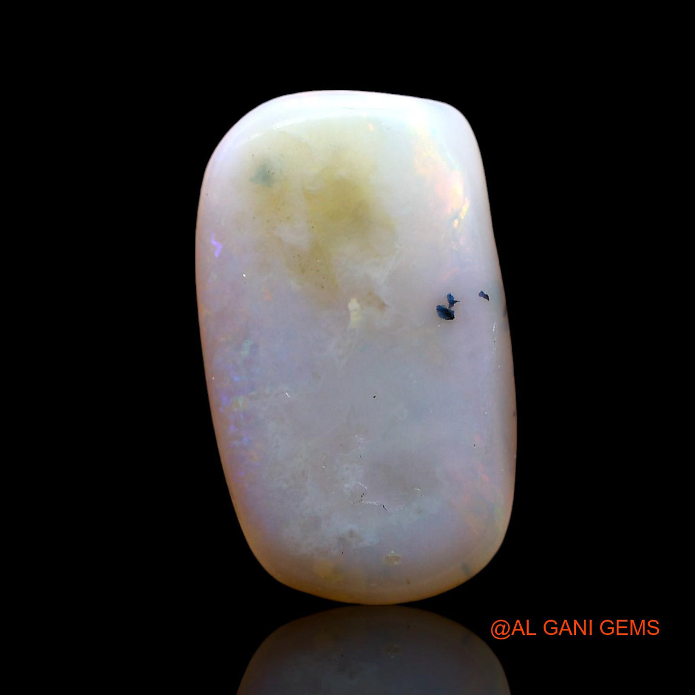 5.00 Cts Natural Australian Fire Opal Loose Gemstone Oval Cabochon 16x9x4 mm AE-431
