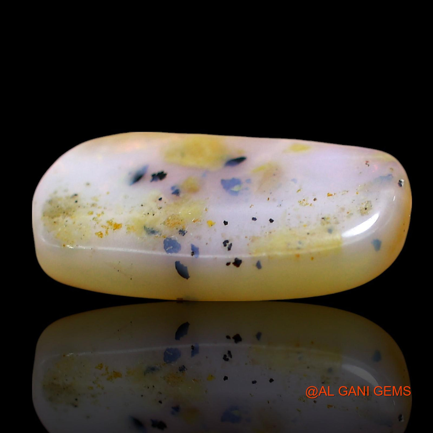 5.00 Cts Natural Australian Fire Opal Loose Gemstone Oval Cabochon 16x9x4 mm AE-431