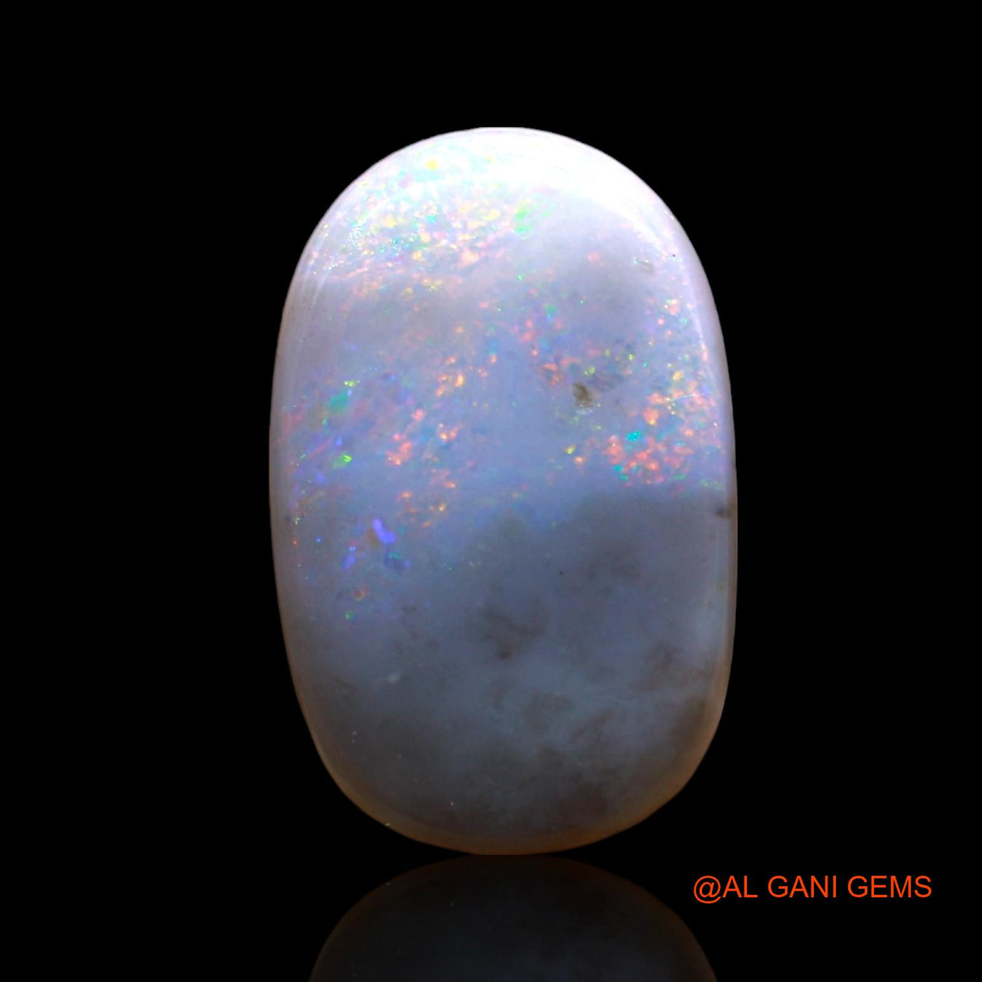 3.00 Cts Unheated Australian Fire Opal Loose Gemstone Oval Cabochon Natural 16x10x2 mm AE-432