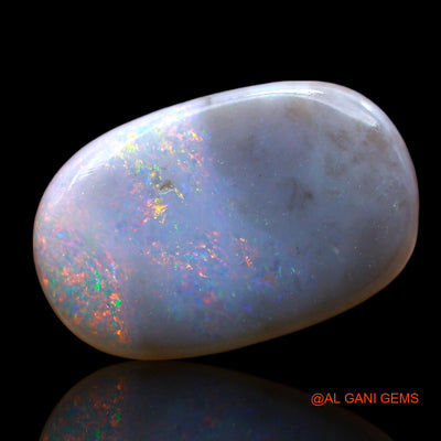 3.00 Cts Unheated Australian Fire Opal Loose Gemstone Oval Cabochon Natural 16x10x2 mm AE-432