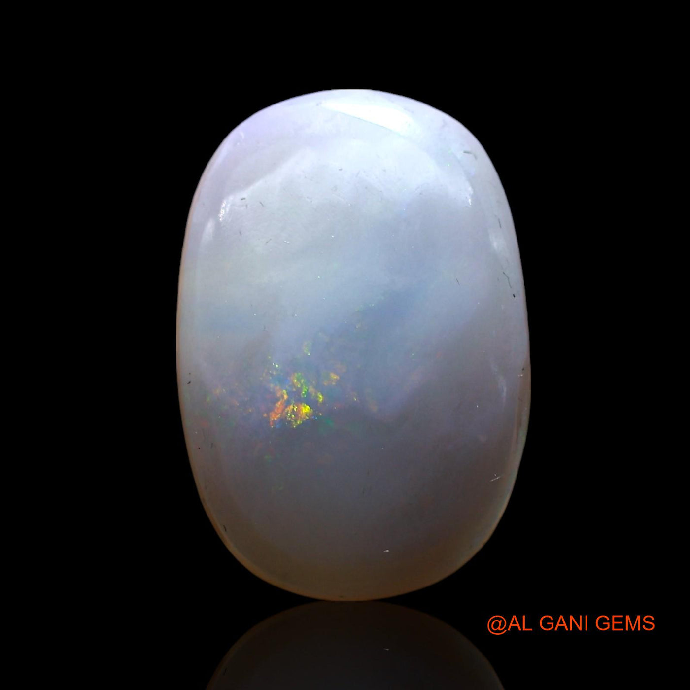 3.00 Cts Natural Australian Fire Opal Loose Gemstone Oval Cabochon 15x10x3 mm AE-433