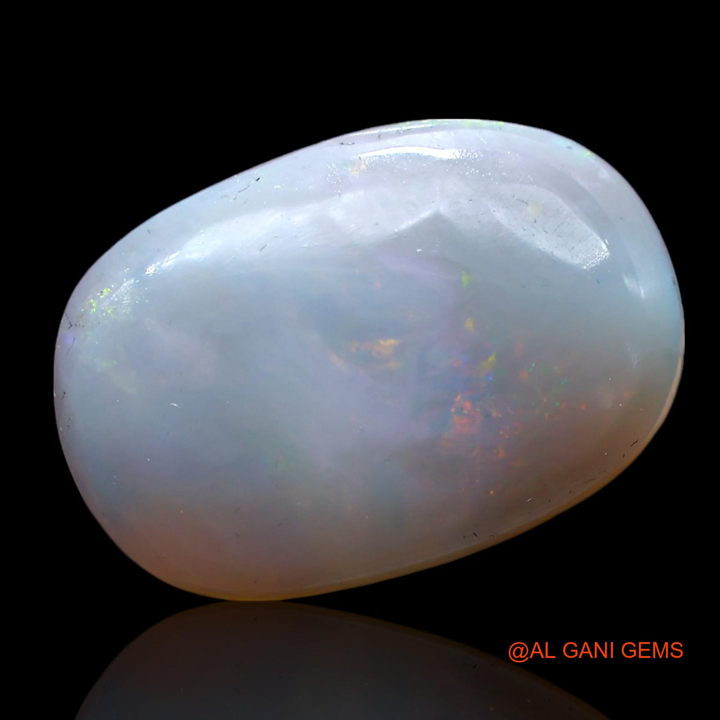 3.00 Cts Natural Australian Fire Opal Loose Gemstone Oval Cabochon 15x10x3 mm AE-433