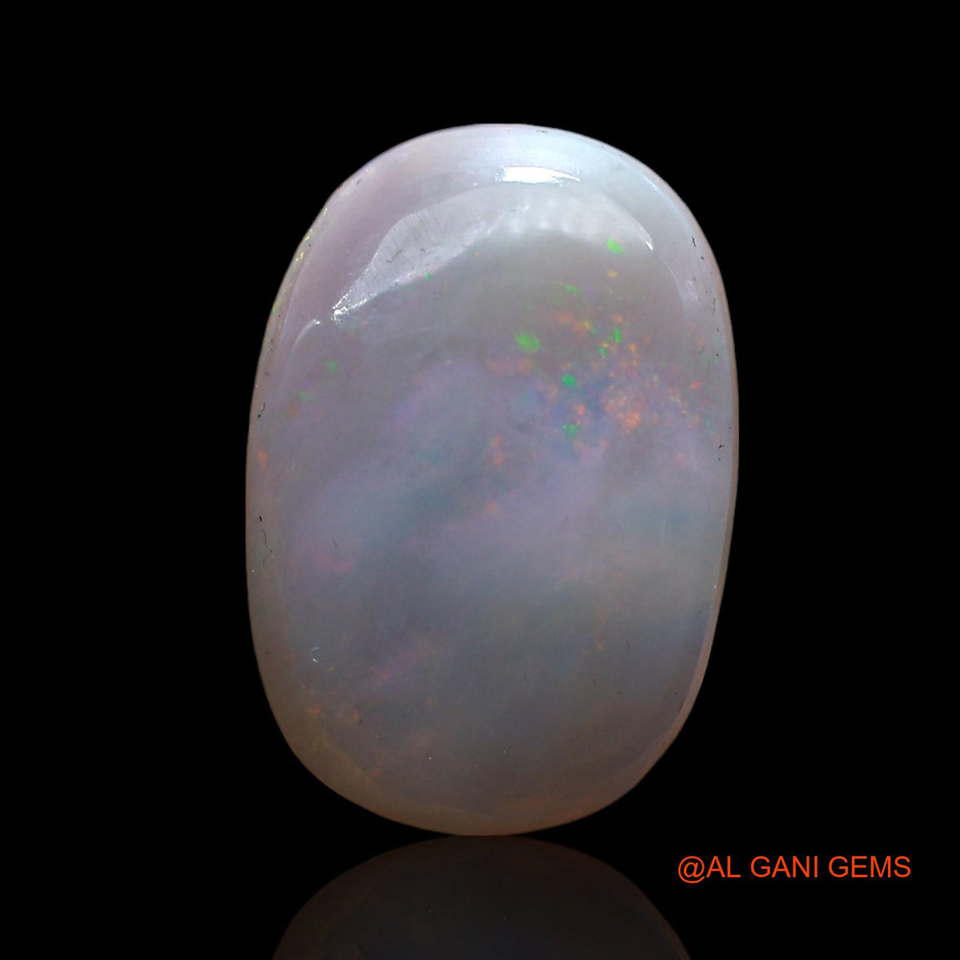 3.00 Cts Natural Australian Fire Opal Loose Gemstone Oval Cabochon 15x10x3 mm AE-433