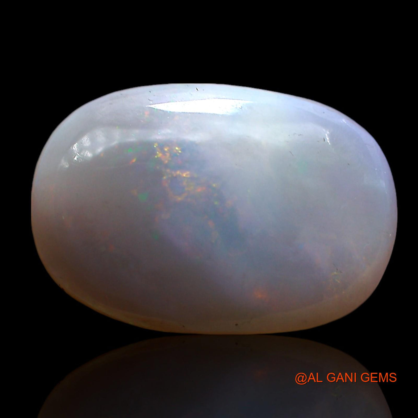 3.00 Cts Natural Australian Fire Opal Loose Gemstone Oval Cabochon 15x10x3 mm AE-433