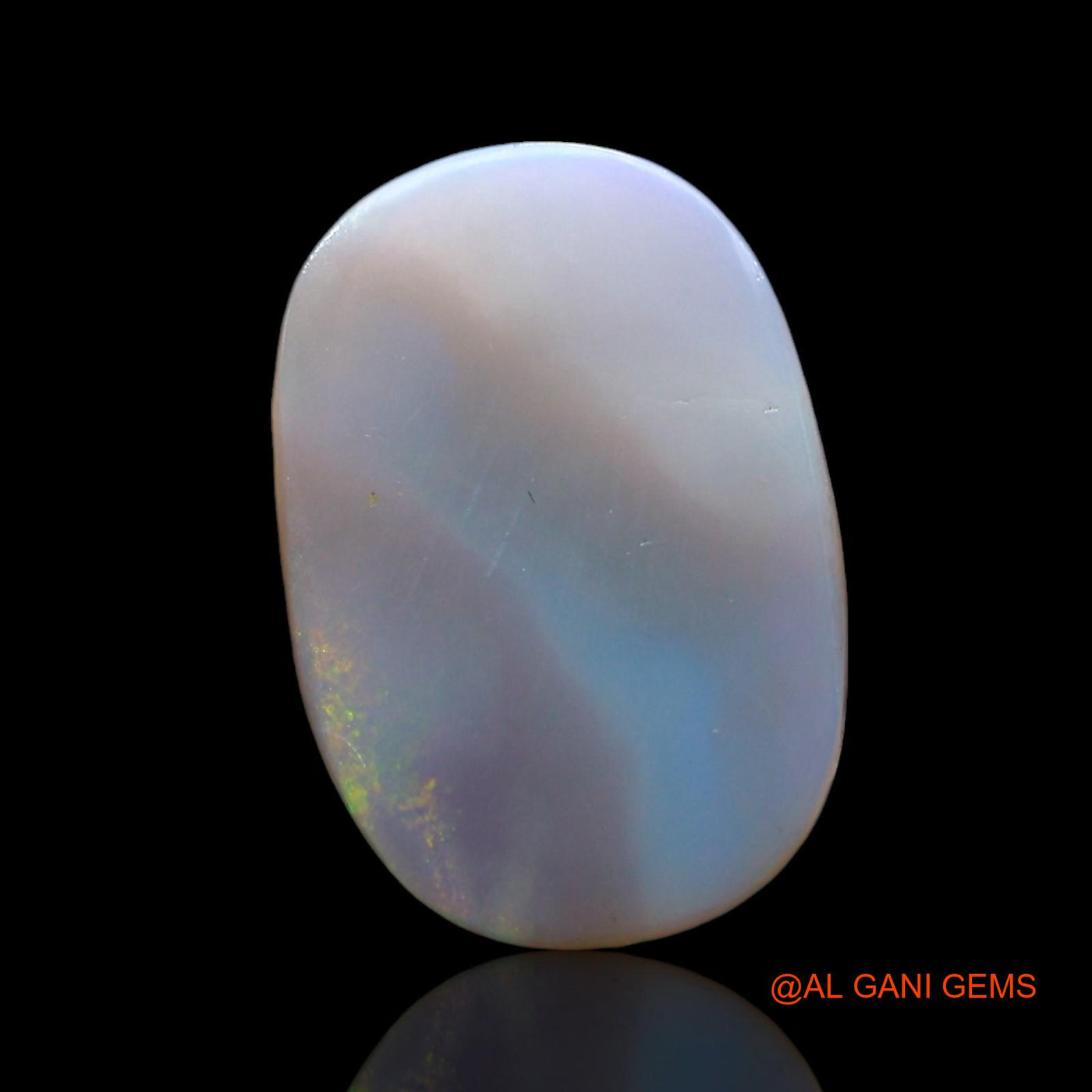 3.00 Cts Natural Australian Fire Opal Loose Gemstone Oval Cabochon 15x10x3 mm AE-433