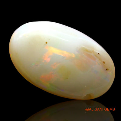 4.00 Cts Natural Australian Fire Opal Loose Gemstone Oval Cabochon 16x9x4 mm AE-434