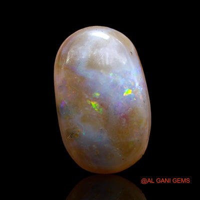 5.00 Cts Unheated Australian Fire Opal Loose Gemstone Oval Cabochon Natural 15x10x4 mm AE-435