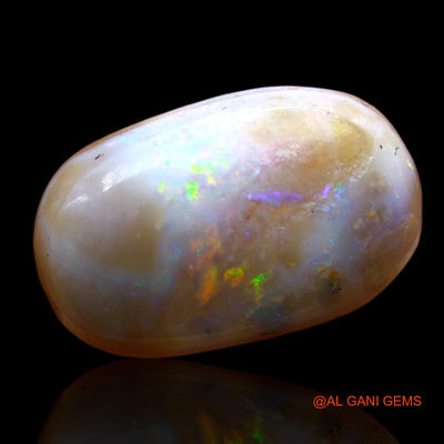 5.00 Cts Unheated Australian Fire Opal Loose Gemstone Oval Cabochon Natural 15x10x4 mm AE-435
