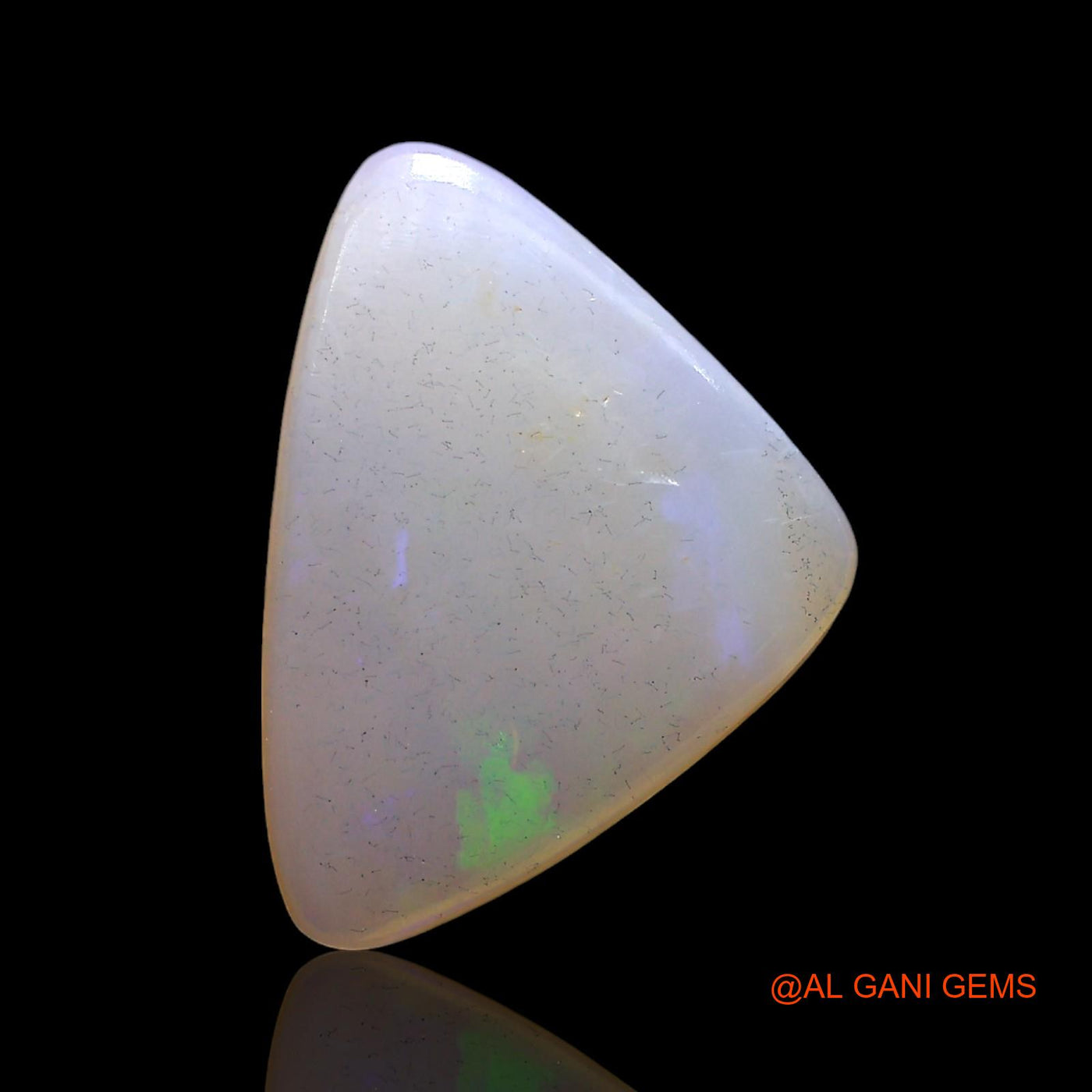 2.00 Cts Natural Australian Fire Opal Trillion Cabochon Loose Gemstone For Jewelry 15x11x2 mm AE-437